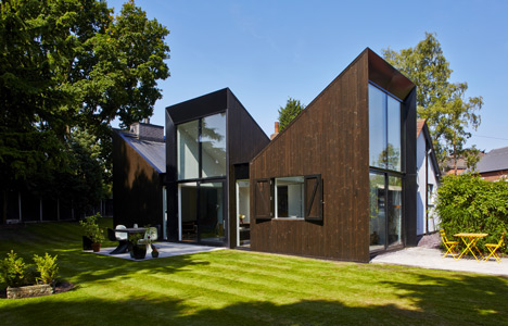 Blee Halligan's Triptych house extension catches sunlight from three directions
