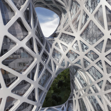 Zaha Hadid unveils sculptural hotel for casino resort in Macau