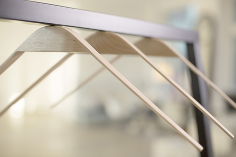 Cliq coat hangers by Flow Design replace hooks with magnets