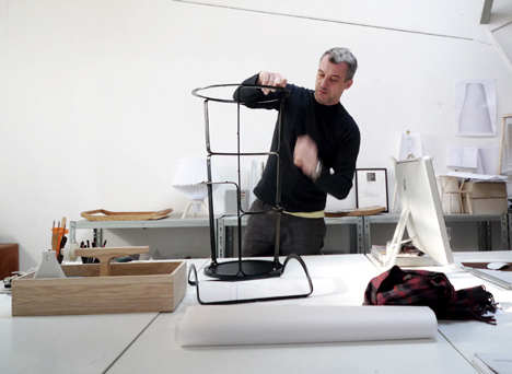 Bar stool by Aurélien Barbry features multiple footrests to fit any user