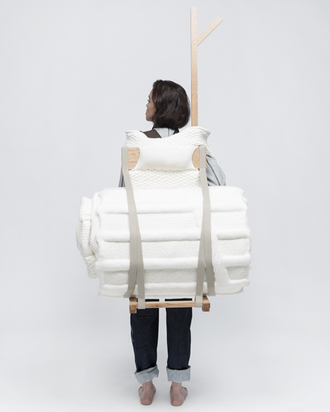 Studio Makkink & Bey create furniture for a nomadic living room