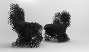 Deoptimised chair by Daniel Widrig