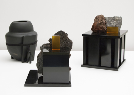 Formafantasma experiment with lava to form furniture collection