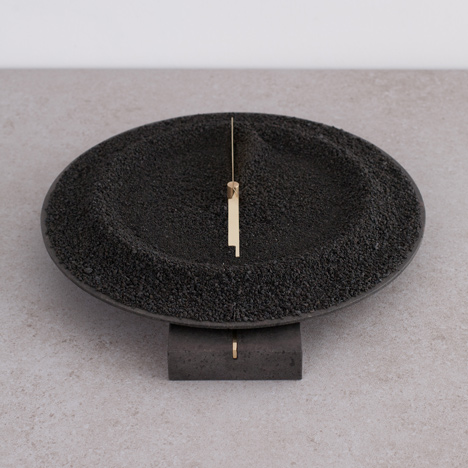 Formafantasma experiment with lava to form furniture collection