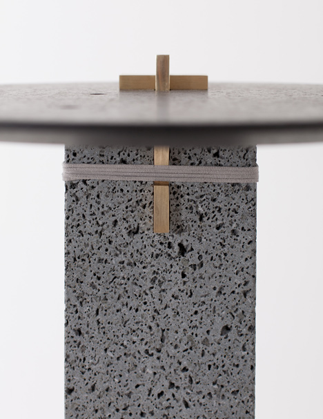 Formafantasma experiment with lava to form furniture collection