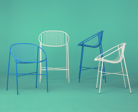 Shelltwo Chair and Stool by VW+BS for Decode