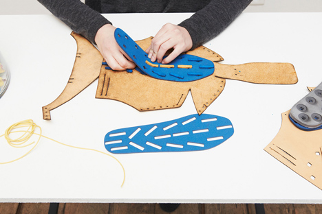Shoe factory by Eugenia Morpurgo brings the production line to local high streets