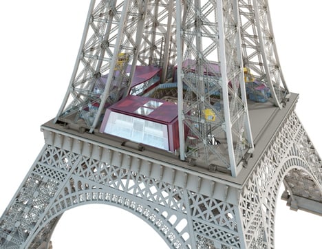New first floor for the Eiffel Tower by Moatti-Rivière Architects nears completion