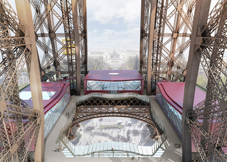New first floor for the Eiffel Tower by Moatti-Rivière Architects nears completion