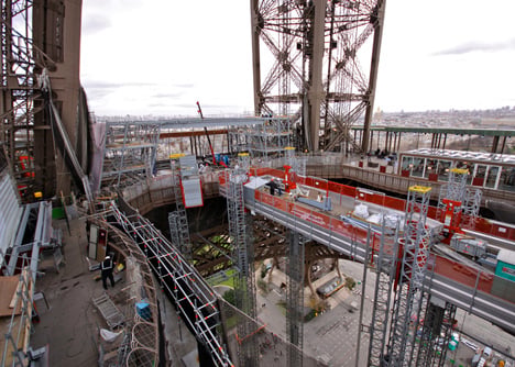 New first floor for the Eiffel Tower by Moatti-Rivière Architects nears completion