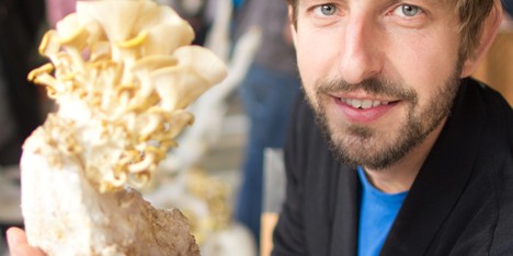 Eric Klarenbeek interview on furniture made from 3D-printed fungus