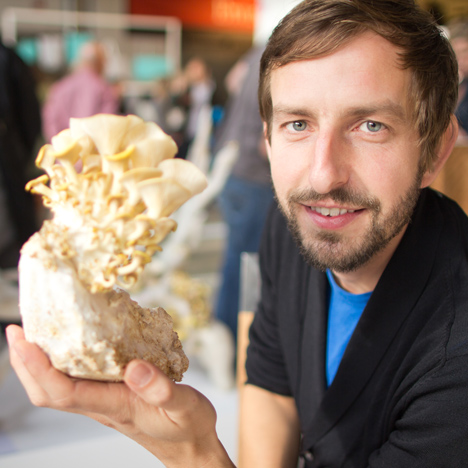 Eric Klarenbeek interview on furniture made from 3D-printed fungus