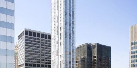 Foster's skinny skyscraper underway beside Mies' Seagram Building