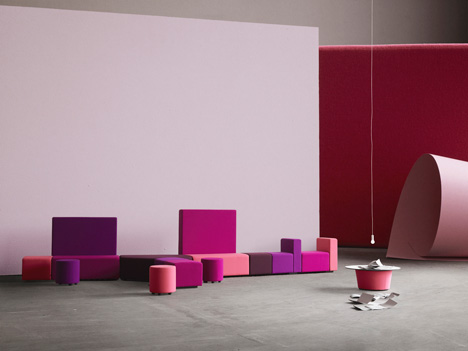 +HALLE Lobby seating system
