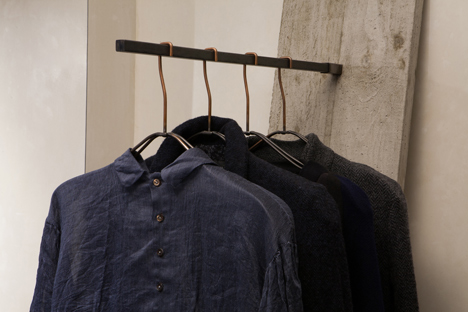 Industrial materials used to furnish Hostem womenswear interior by JamesPlumb
