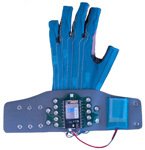 Imogen Heap demonstrates Mi.Mu gloves