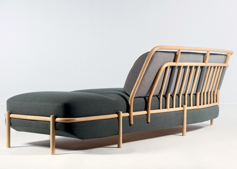 Rattan cane supports Insulaire furniture collection by Numéro 111