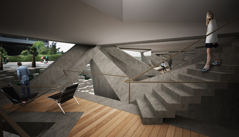 Tammo Prinz's modular skyscraper concept celebrates five-sided surfaces