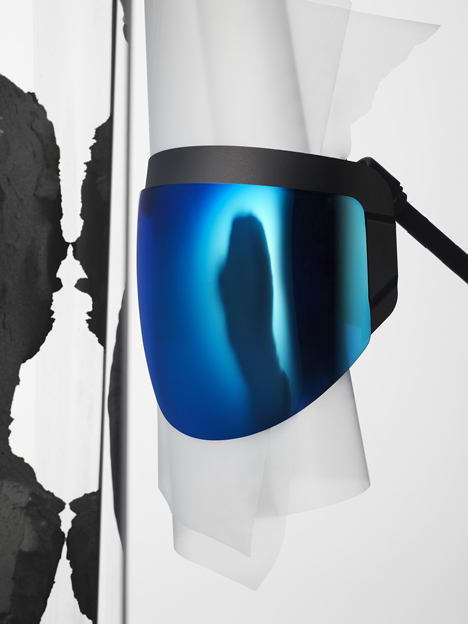 Moustache products to form breathing installation at Spazio Rossana Orlandi