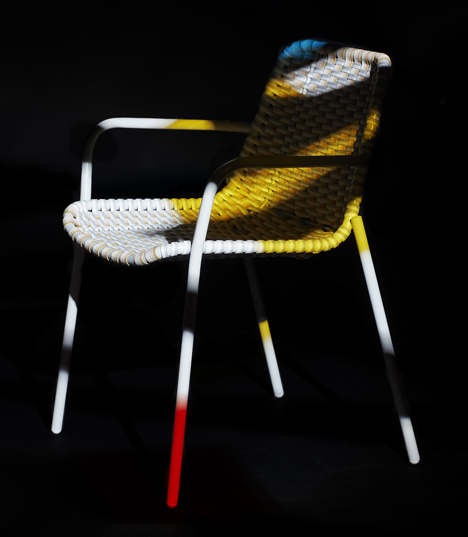 Moustache products to form breathing installation at Spazio Rossana Orlandi