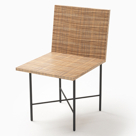 Nendo's solo exhibition in Milan to showcase chairs that mix printed and natural grains