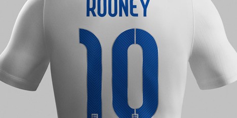 Neville Brody typeface for England Football team at 2014 World Cup