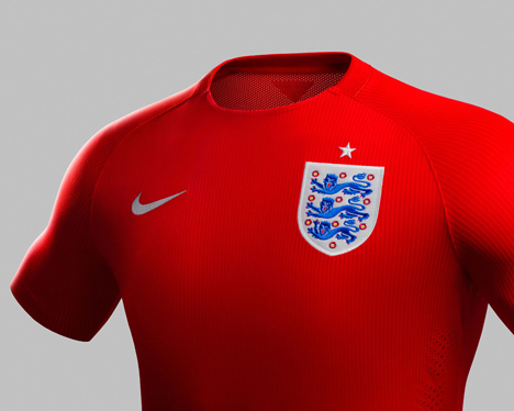 Neville Brody typeface for England Football team at 2014 World Cup
