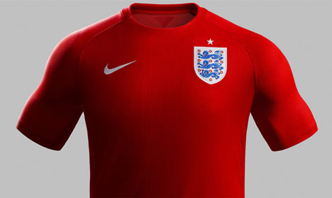 Neville Brody typeface for England Football team at 2014 World Cup