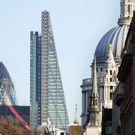 New photographs show Rogers Leadenhall Building nearing completion