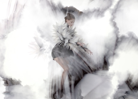 Gestures manipulate interactive fashion films at POST exhibition