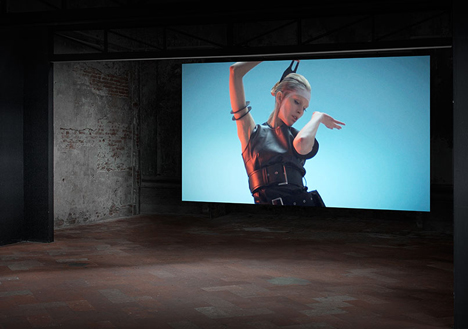 Gestures manipulate interactive fashion films at POST exhibition