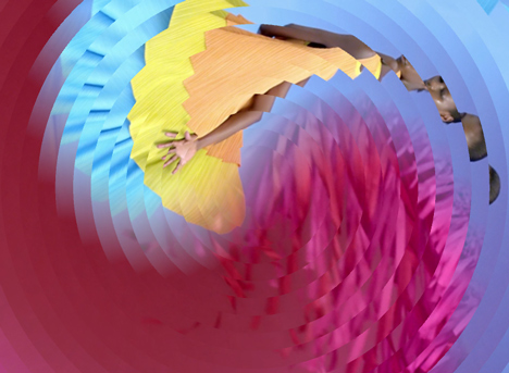 Gestures manipulate interactive fashion films at POST exhibition