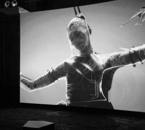 Gestures manipulate interactive fashion films at POST exhibition
