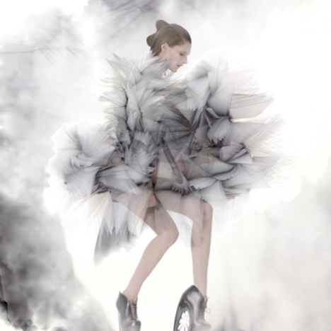 Gestures manipulate interactive fashion films at POST exhibition