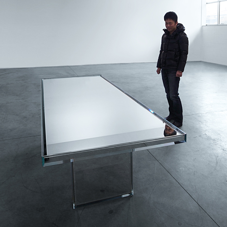 PRISM Mirror Table by Tokujin Yoshioka