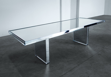 PRISM Mirror Table by Tokujin Yoshioka