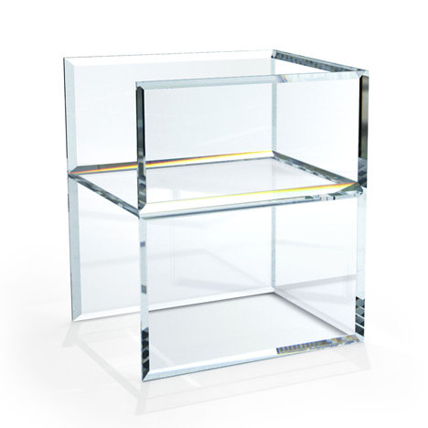 Tokujin Yoshioka to present Prism chair for Glas Italia in Milan