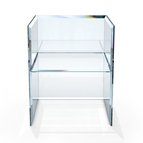 Tokujin Yoshioka to present Prism chair for Glas Italia in Milan