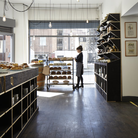 Quality Chop Shop butcher by Fraher Architects references food crates and packaging