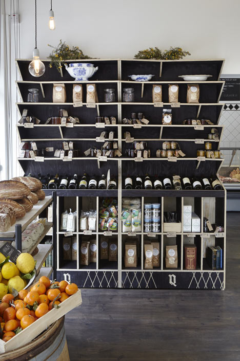 Quality Chop Shop butcher by Fraher Architects references food crates and packaging