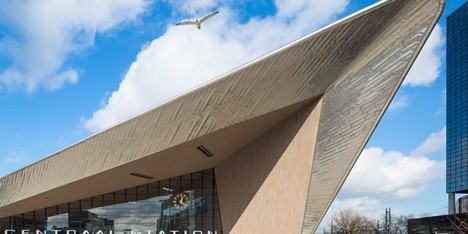 Rotterdam Centraal station reopens with a pointed metal-clad entrance