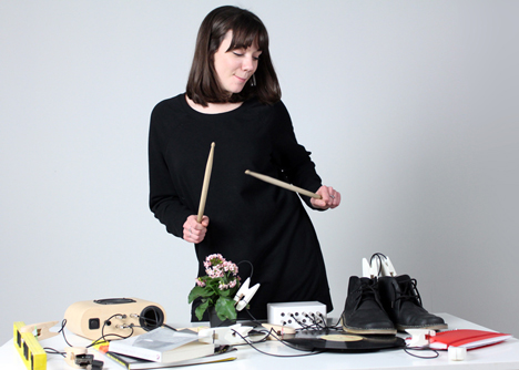 Household objects become musical instruments with Sound Pegs by Nick Brennan