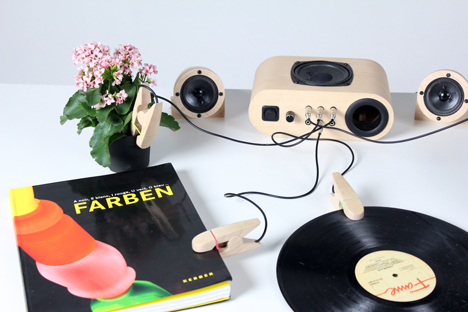 Household objects become musical instruments with Sound Pegs by Nick Brennan