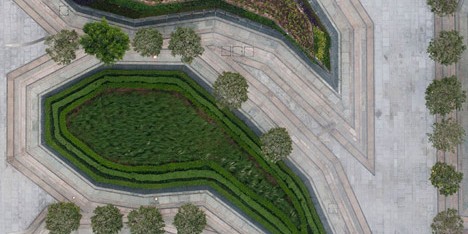 Sowwah Square by Martha Schwartz Partners