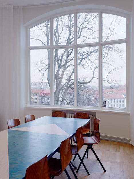 Former corset factory converted into office and events space by OkiDoki! Arkitekter