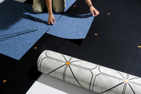 SensFloor conductive rug by Future-Shape turns the floor into a giant touchscreen