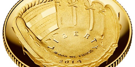 US Mint curved coins 2014 gold five dollars