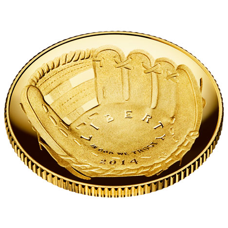 US Mint curved coins 2014 gold five dollars