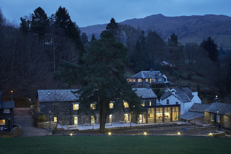 Stone barn refurbished to create university library by John McAslan + Partners