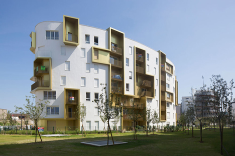 Franco-Prussian war site hosts block of flats by Guérin & Pedroza Architects